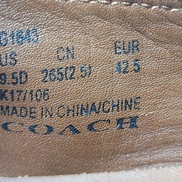 Coach Manhattan  Penny Loafers Mens Size 9.5 Brown Slip on shoes main image 6